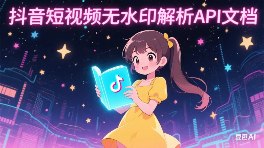 抖音短视频无水印解析API文档-开心宝(JoyB):好奇不灭,创造无限 —— 记录 · 讨论 · 拥有